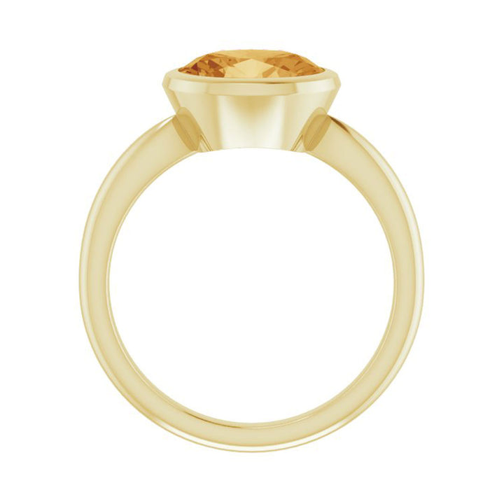 Citrine Large Laura Ring