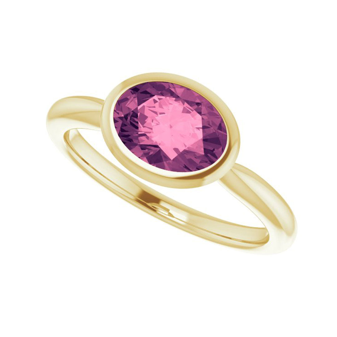Pink Tourmaline Laura Ring