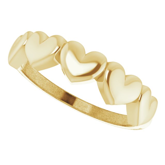 Gold Heart Ring