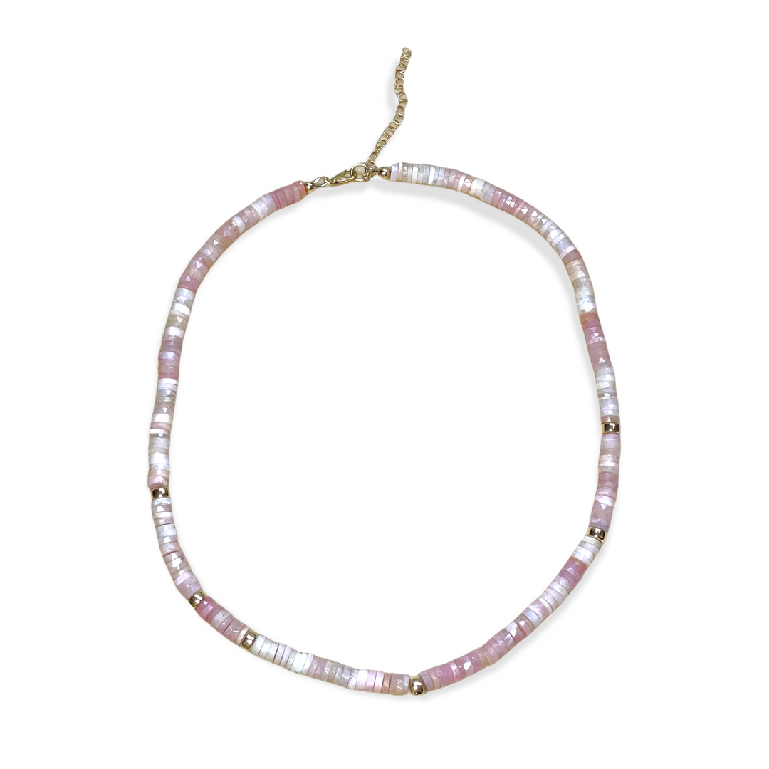 Emilia Pink Opal Necklace