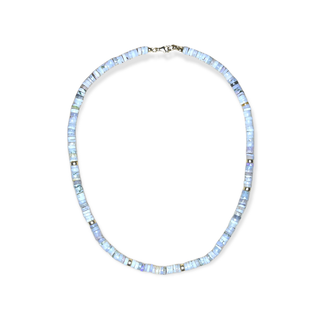 Olivia White Opal Necklace