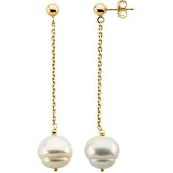 Freshwater Pearl 14K Drop Earrings