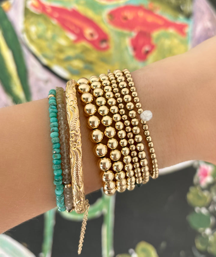 Golden Orbs Bracelet