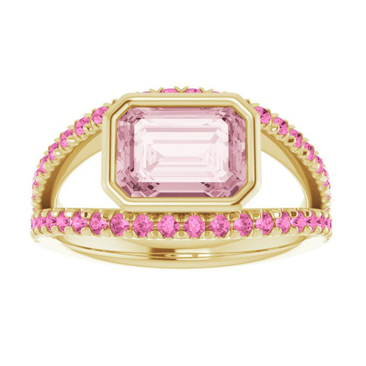 Morganite & Pink Sapphire Euphoria Ring
