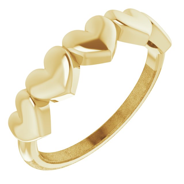 Gold Heart Ring