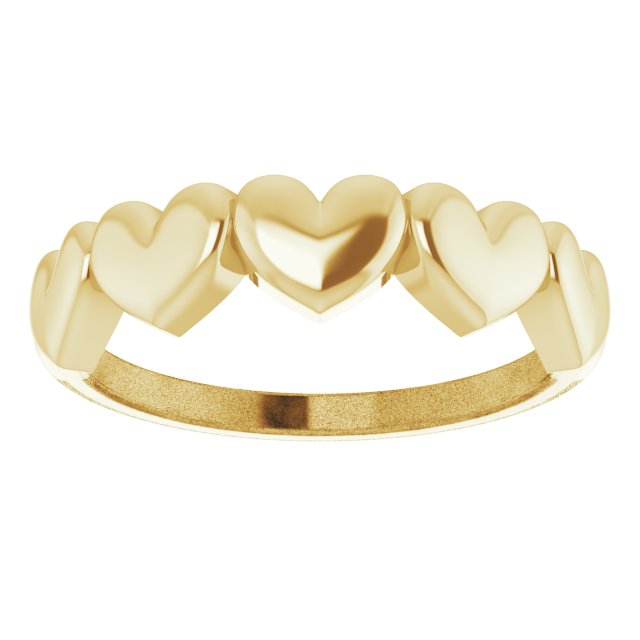 Gold Heart Ring