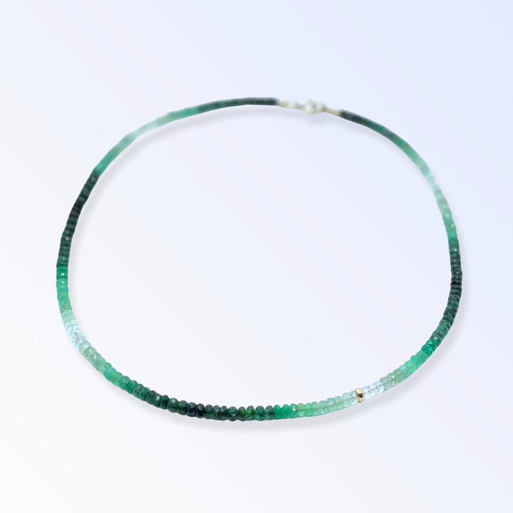 Stella 14K Emerald Necklace